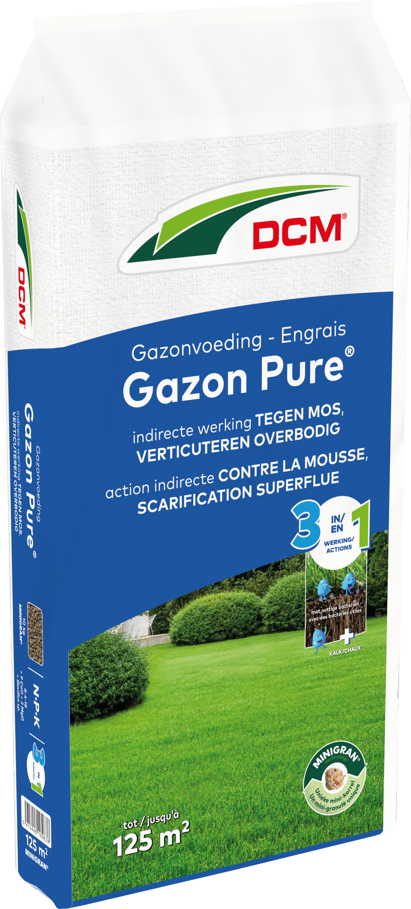 DCM Gazonvoeding Gazon Pure® 125 m² (10 kg)