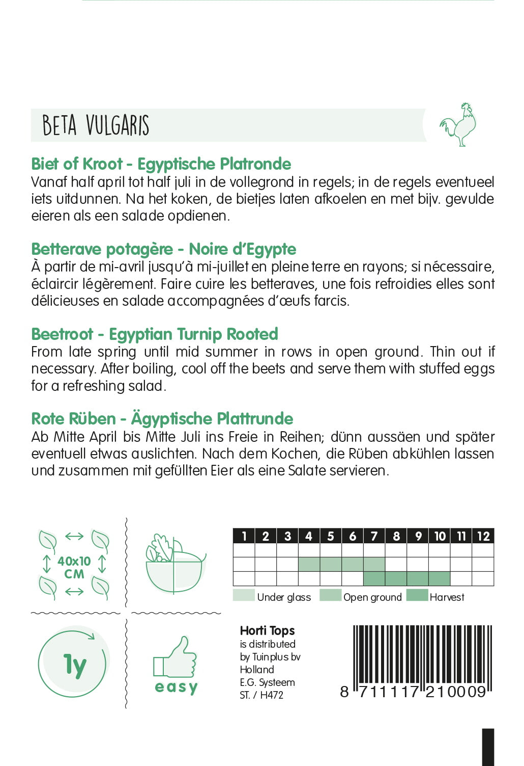 HT Bieten Egyptische Platronde