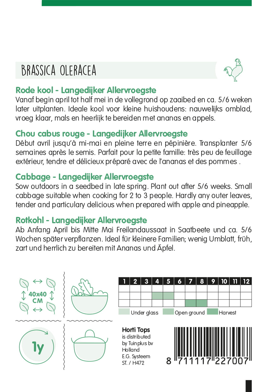 HT Rode kool Langedijker Allervroegste