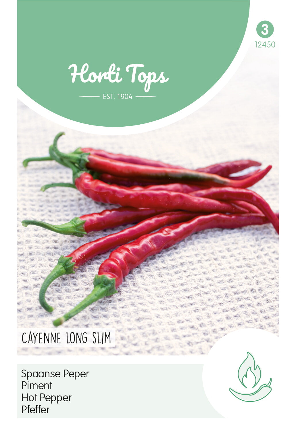 HT Peper Cayenne long slim, Spaanse lange rode