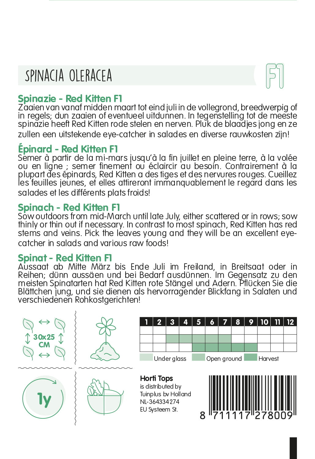 HT Spinazie Red Kitten