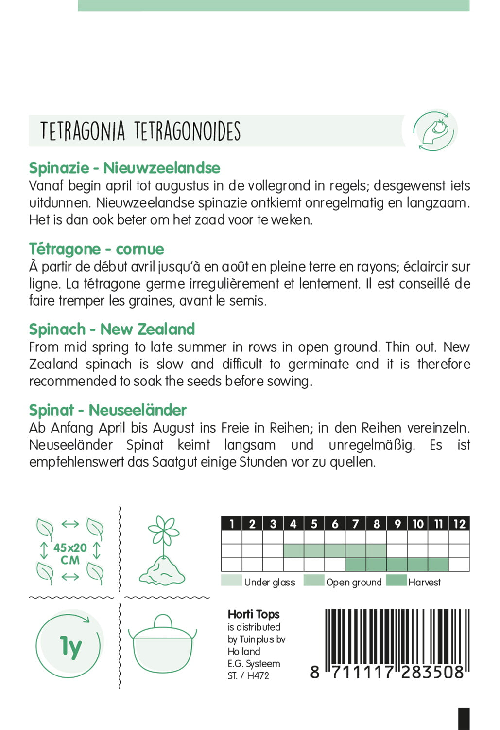 HT Spinazie Nieuwzeelandse