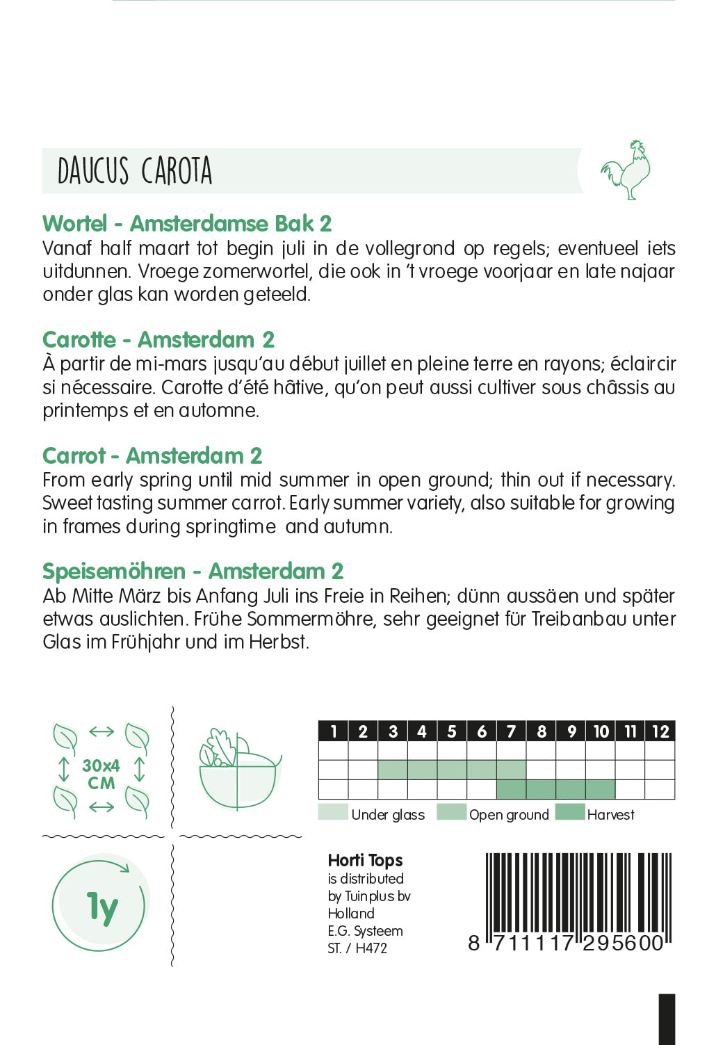 HT Wortelen Amsterdamse Bak 2 - 10 Gram