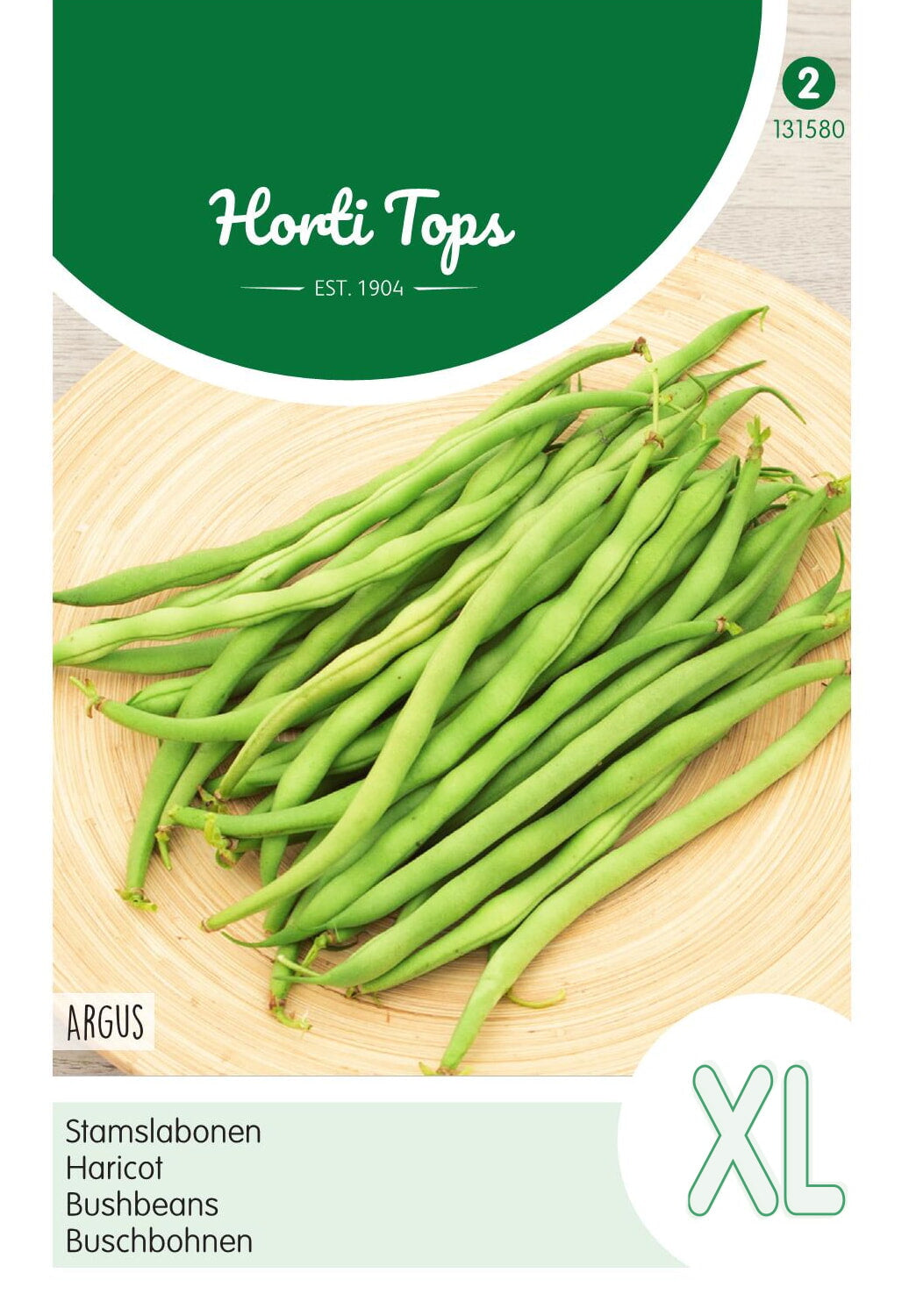 HT Stamslabonen Haricot Vert Argus, 15g