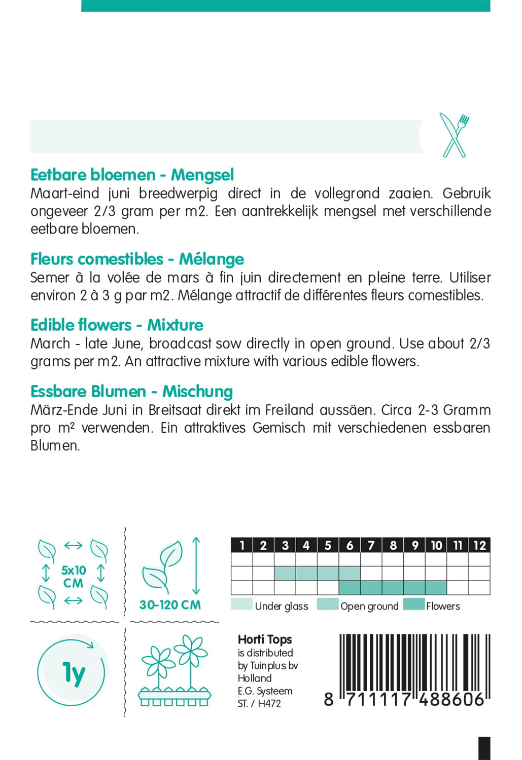 HT Eetbare bloemen mengsel