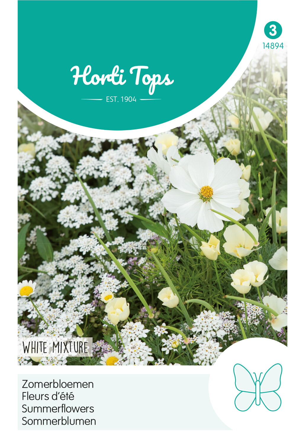 HT Zomerbloemen witte tinten