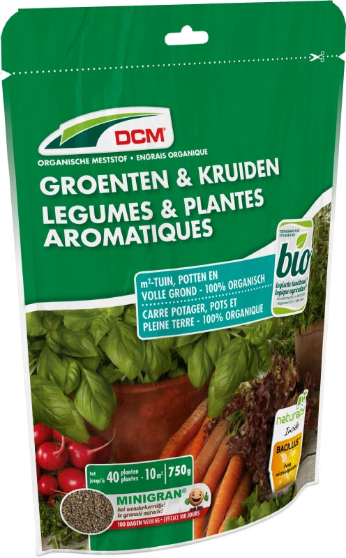 DCM Meststof Groenten & Kruiden 0,75 kg 10m2