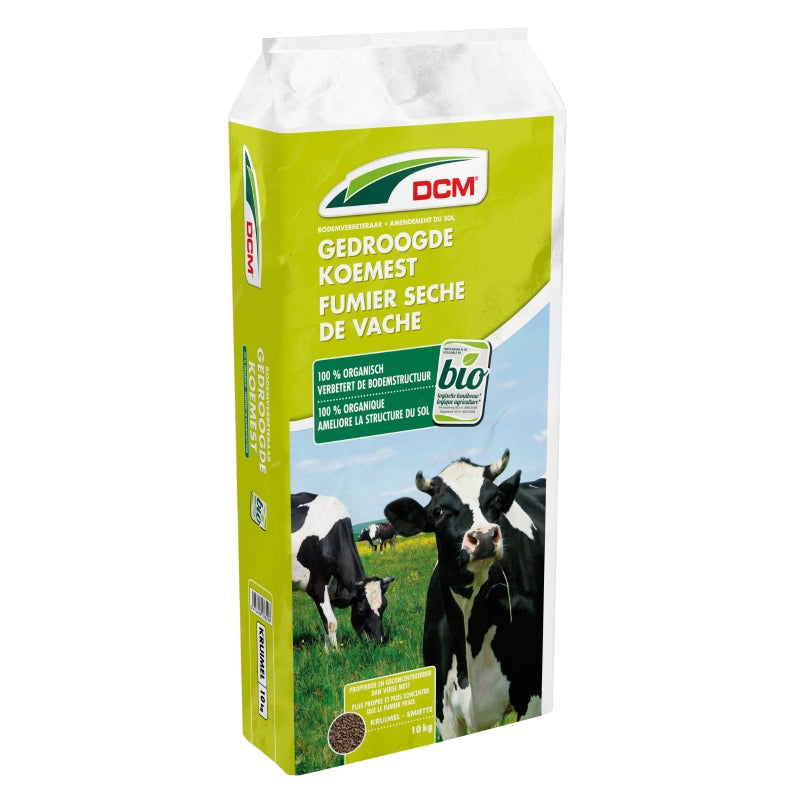 DCM Gedroogde Koemest 10 kg