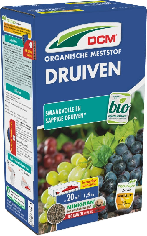 DCM Meststof Druiven 1,5 kg 20m2