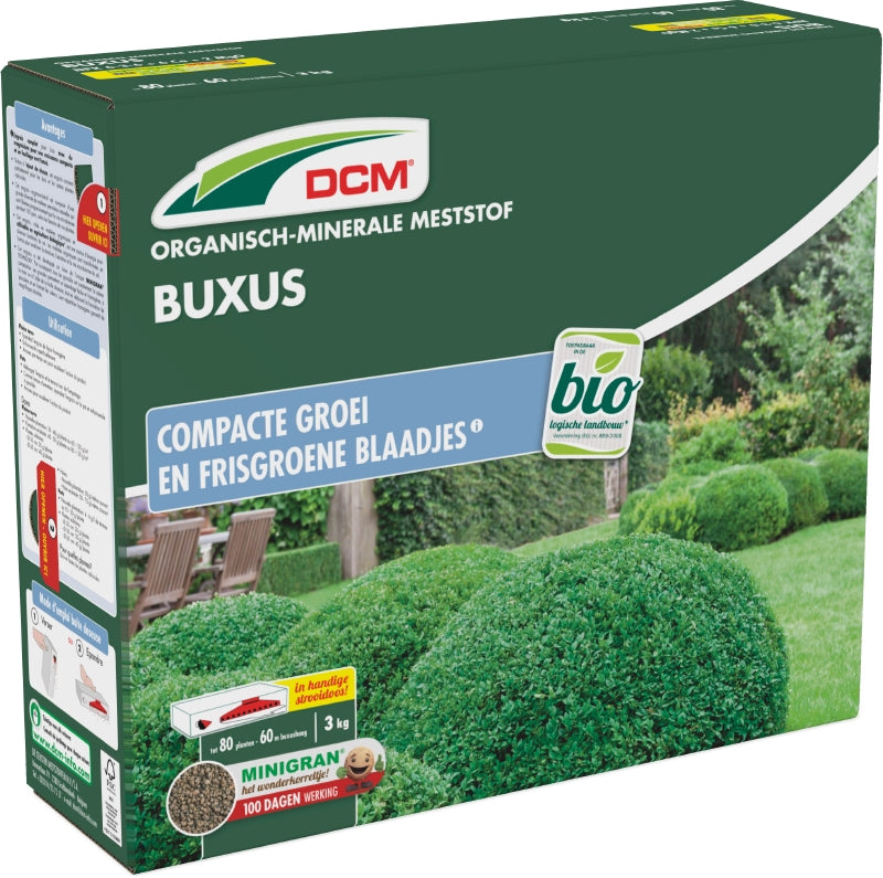 DCM Meststof Buxus 3 kg 60m