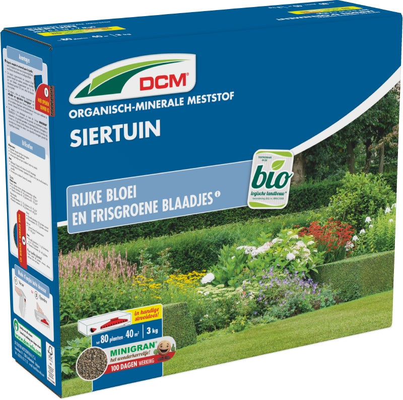 DCM Meststof Siertuin 3 kg 40m2