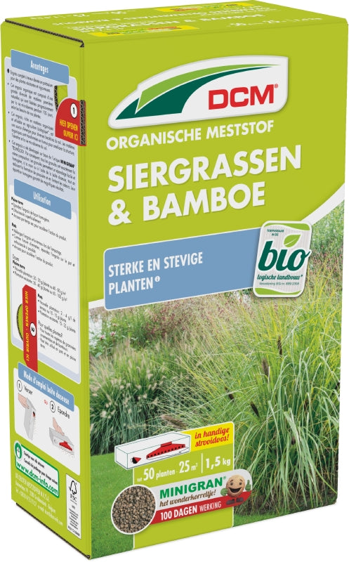 DCM Meststof Siergrassen & Bamboe 1,5 kg 25m2