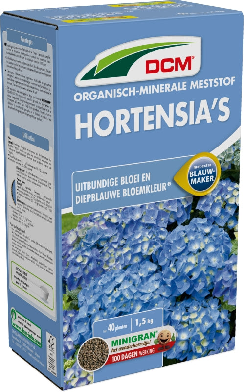 DCM Meststof Hortensia's 1,5 kg 40 planten