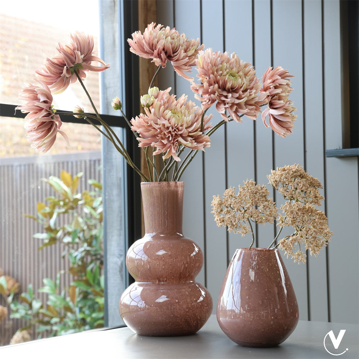 Vaas Lindi Elite brown Ø22 x H36 cm