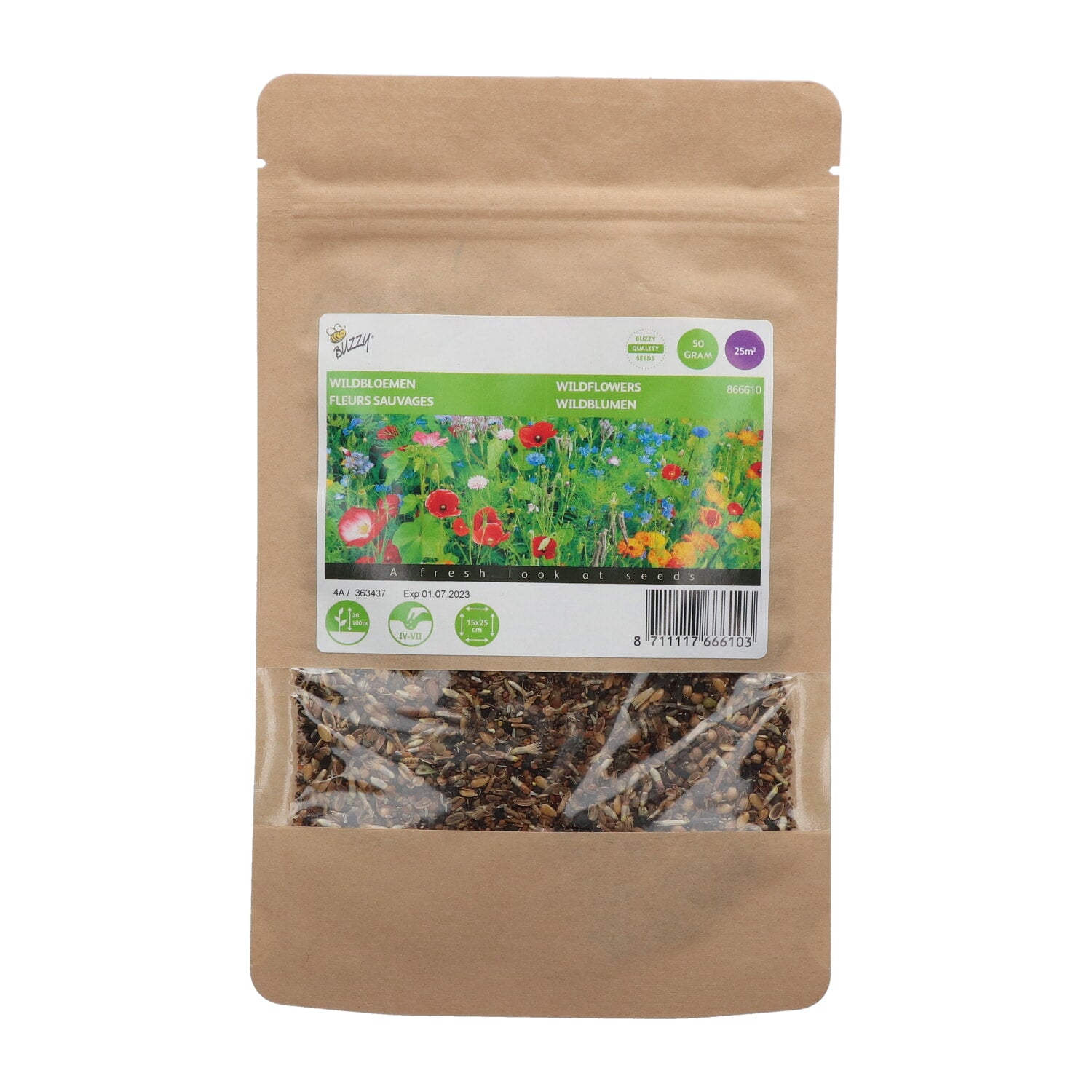 Wildbloemen een- en meerjarig 50g