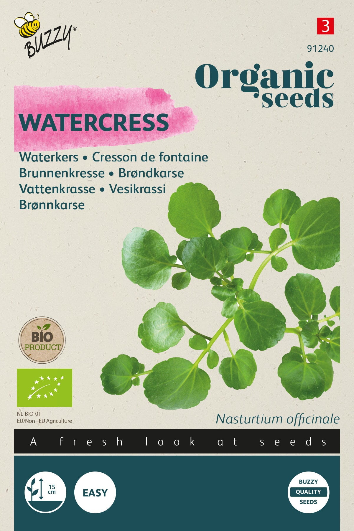Buzzy® Organic Waterkers (BIO)