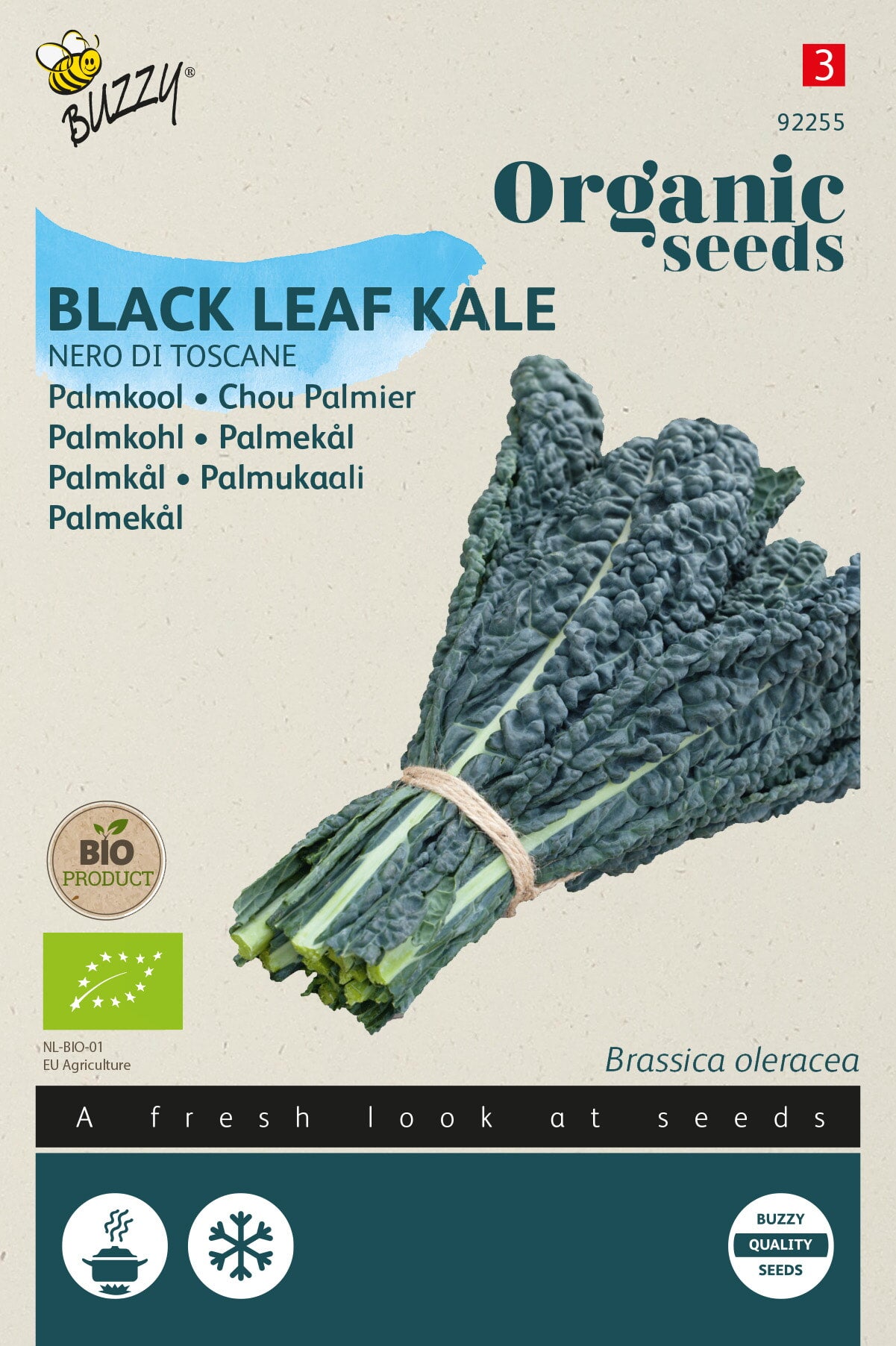 Buzzy® Organic Palmkool Nero di Toscana (BIO)