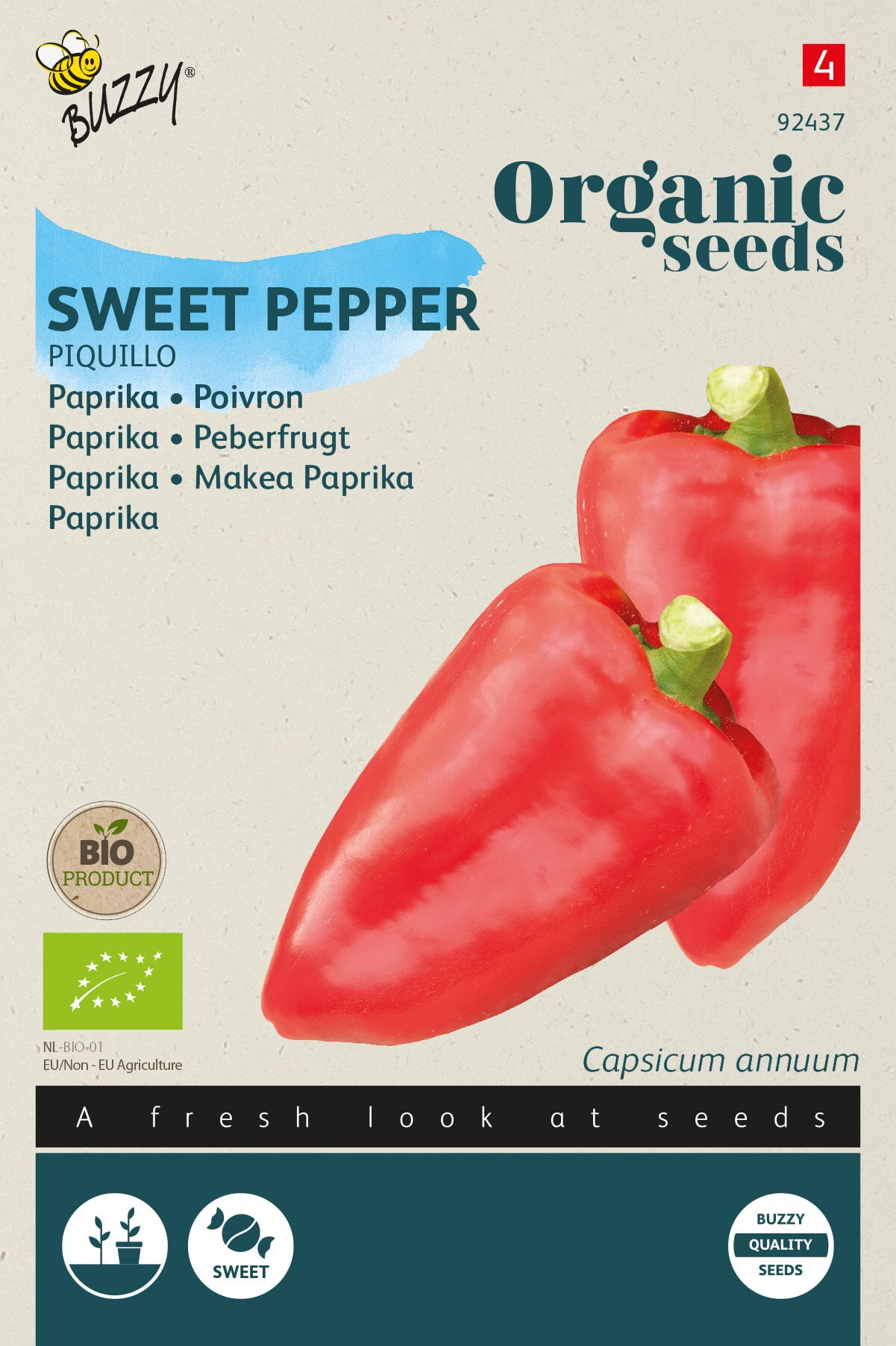 Buzzy® Organic Paprika Piquillo (BIO)