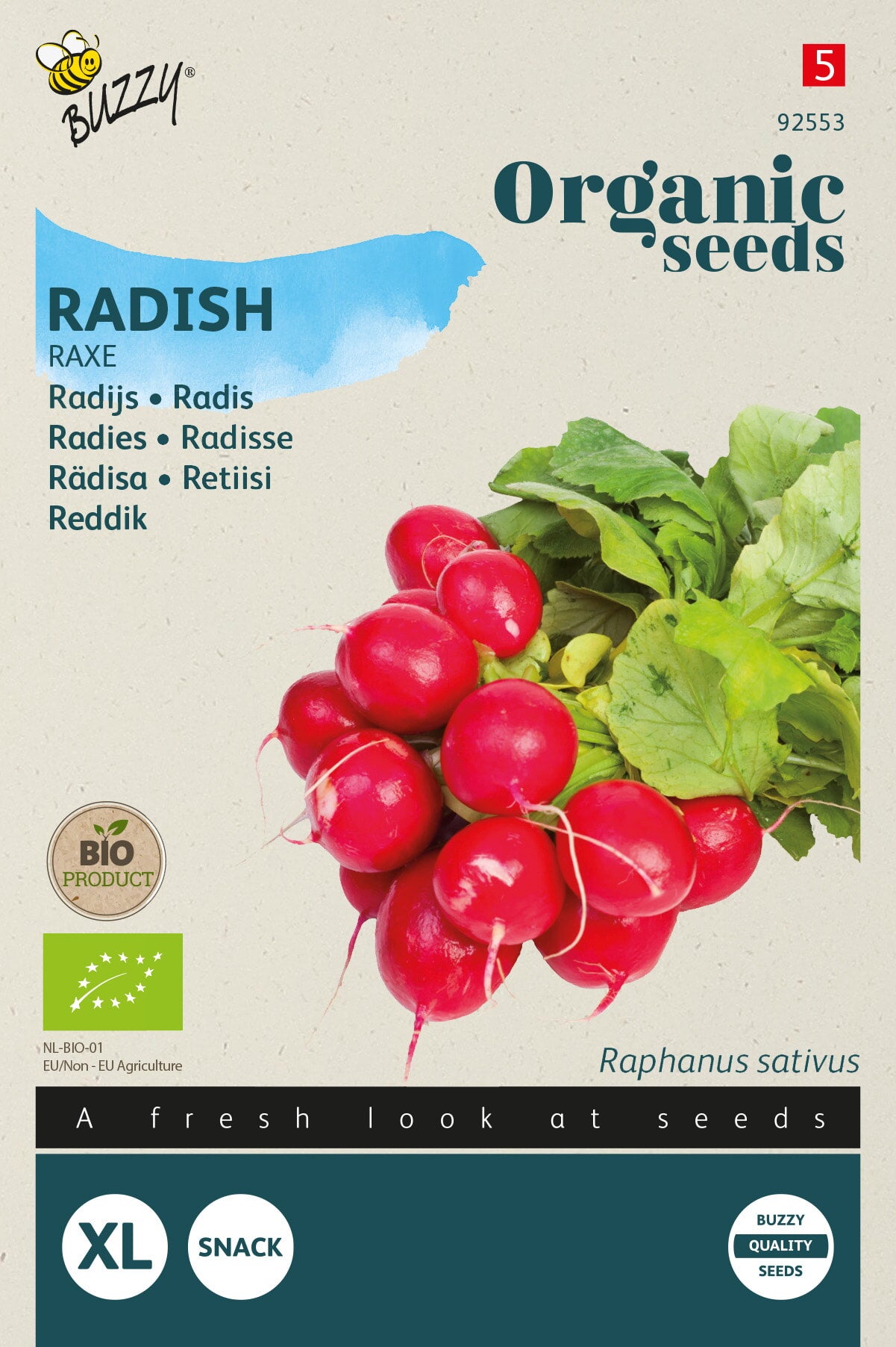 Buzzy® Organic Radijs Raxe (BIO)