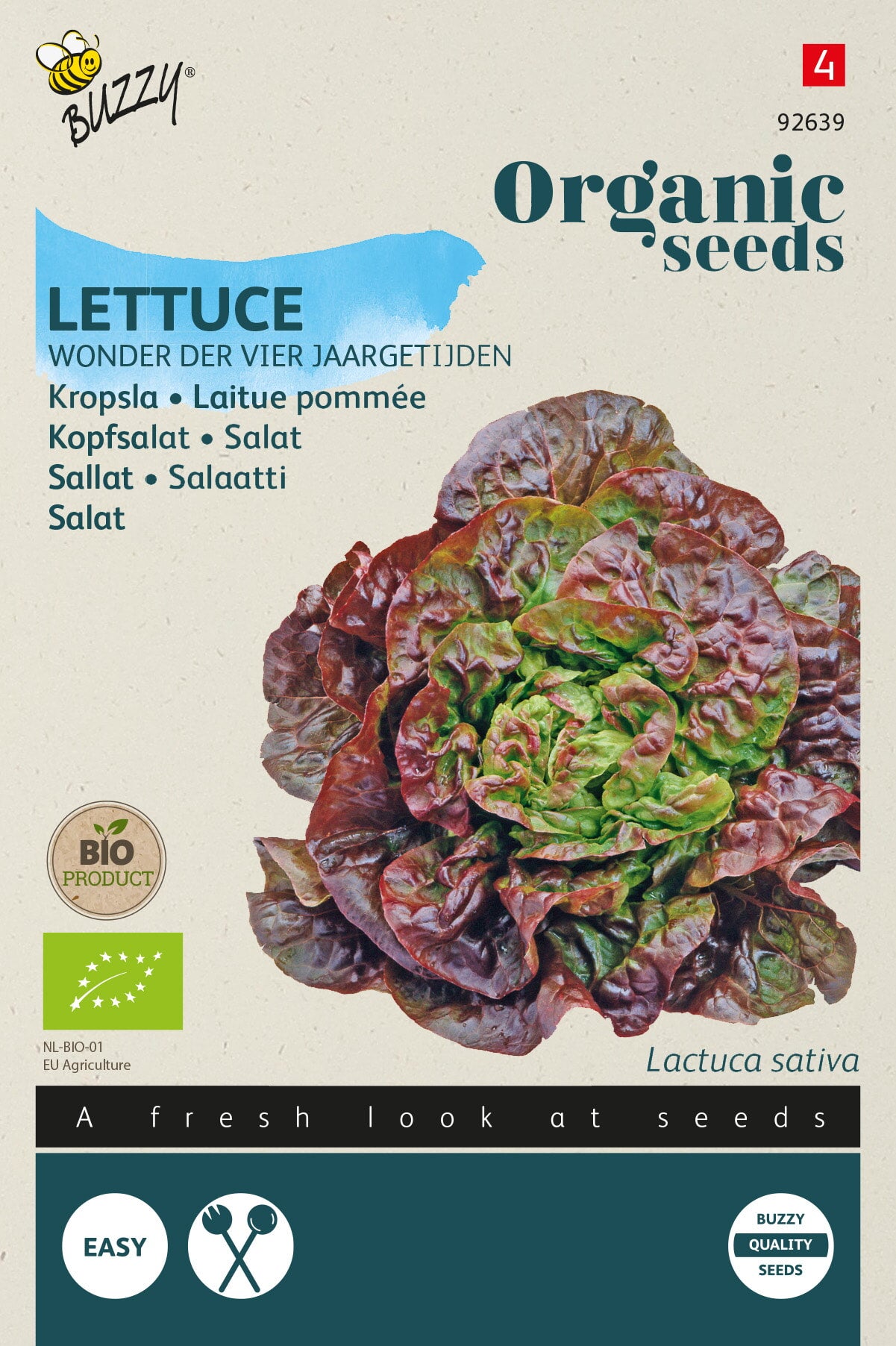 Buzzy® Organic Kropsla Wonder van Vier Jaargetijden (BIO)