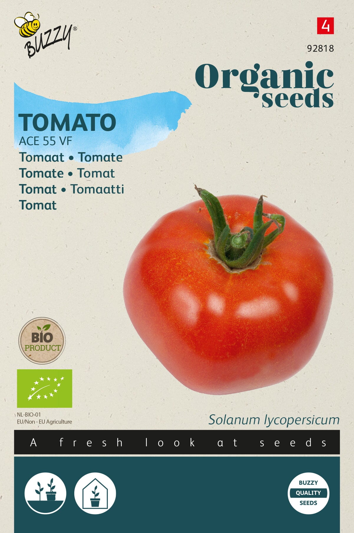 Buzzy® Organic Tomaten Ace 55 VF  (BIO)
