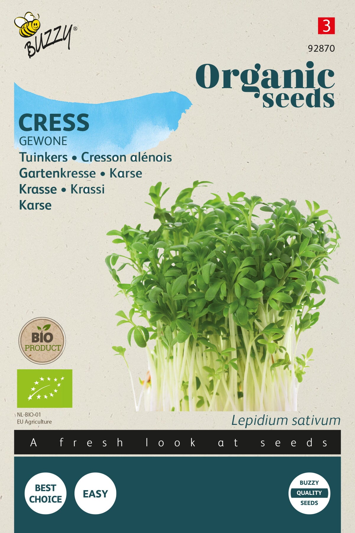 Buzzy® Organic Tuinkers Gewone (BIO)