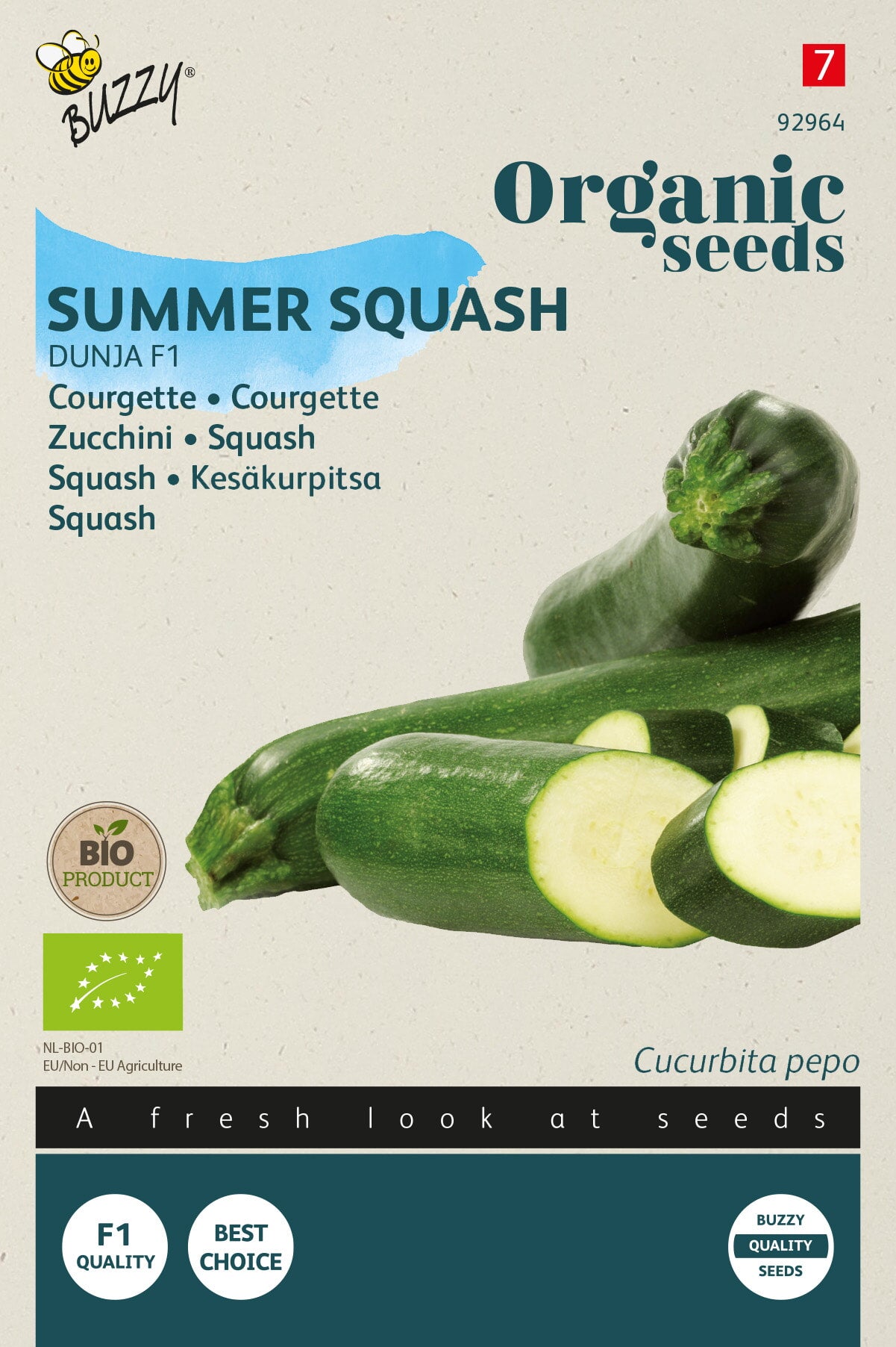 Buzzy® Organic Courgette Dunja F1 (BIO)