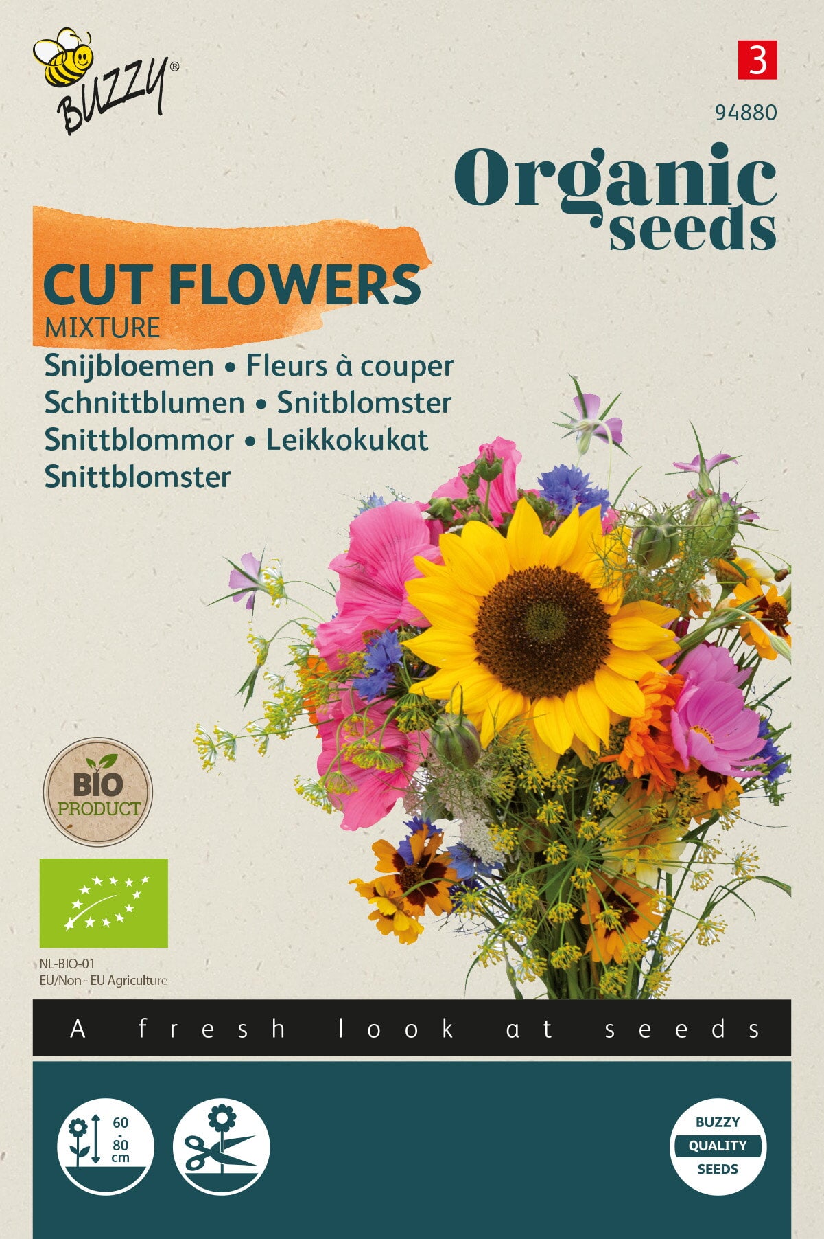 Buzzy® Organic Snijbloemenmengsel (BIO)