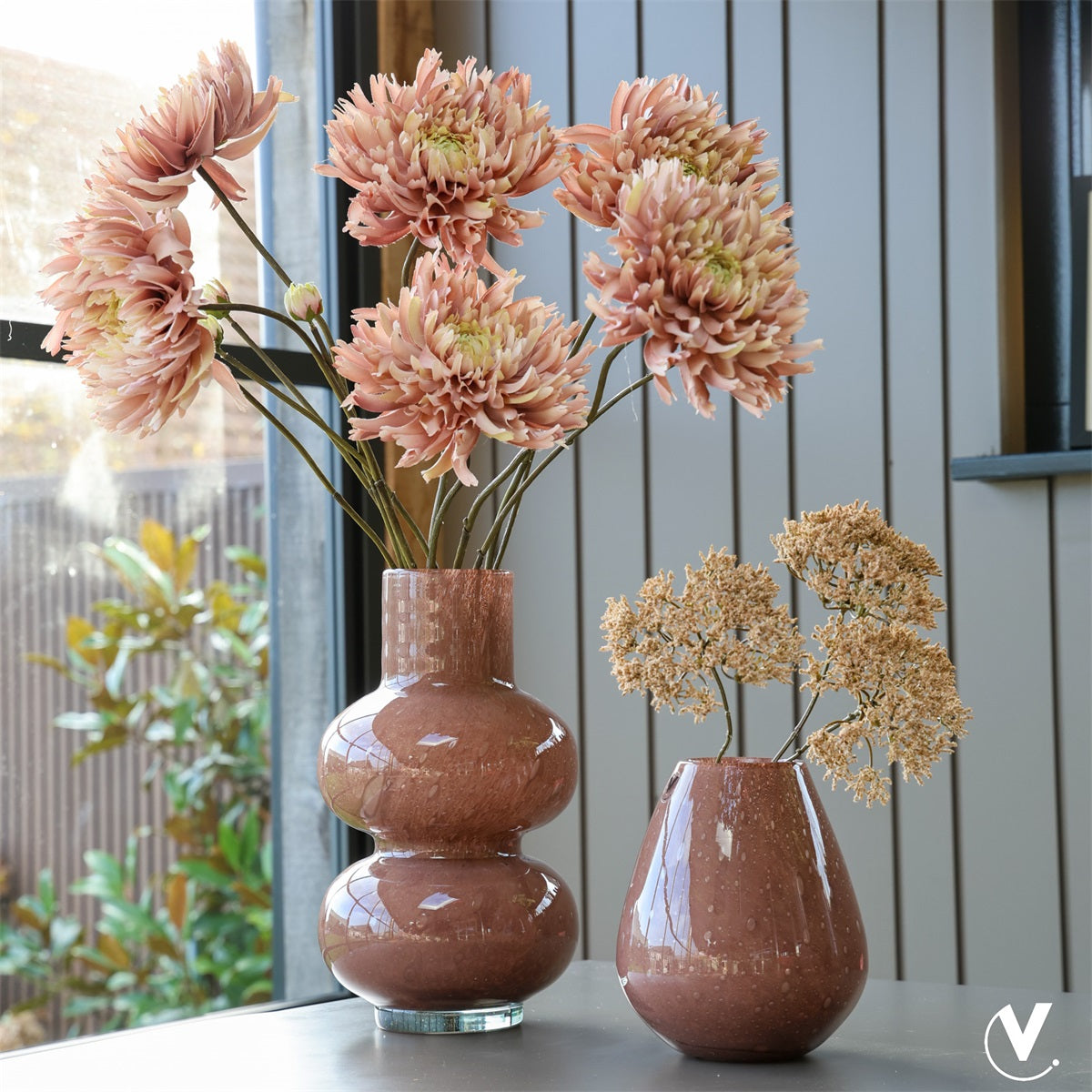 Vaas Alima Elite brown Ø20 x H35 cm