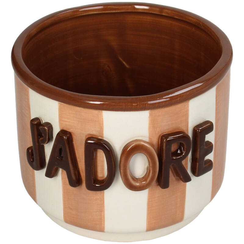 Bloempot J'Adore Dolomiet Multi 14,2x14,2x11,5cm
