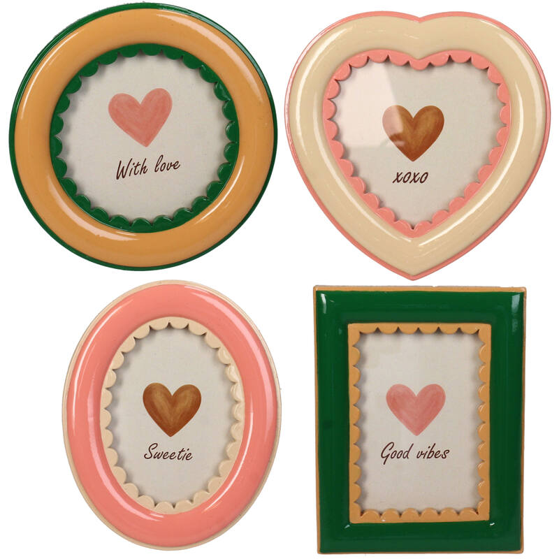 Fotolijst Polyresin Multi 6x9cm 4ass