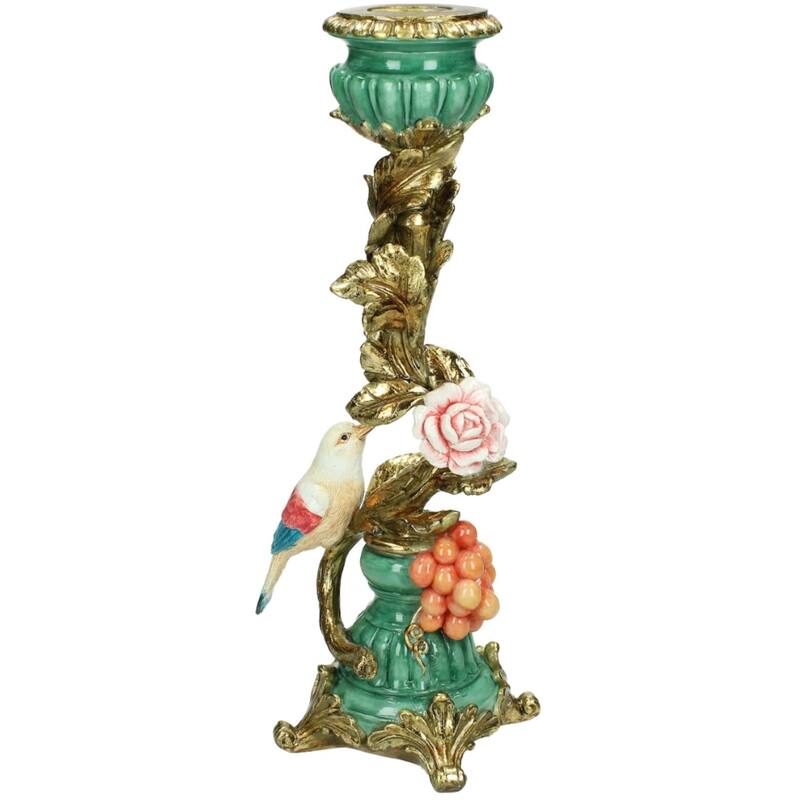 Kaarsenhouder Polyresin Multi 29x9x11cm