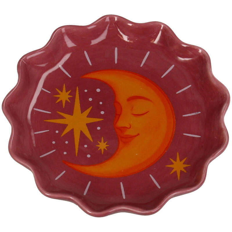 Trinket Dish Maan Dolomiet Multi 15,5x15,5x2cm