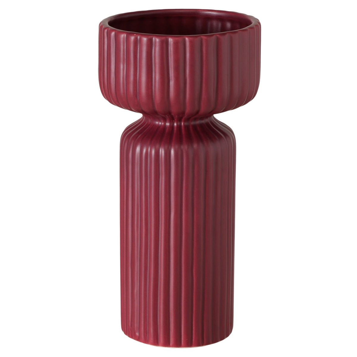 Vaas Burgunda mat porselein 22,5 cm