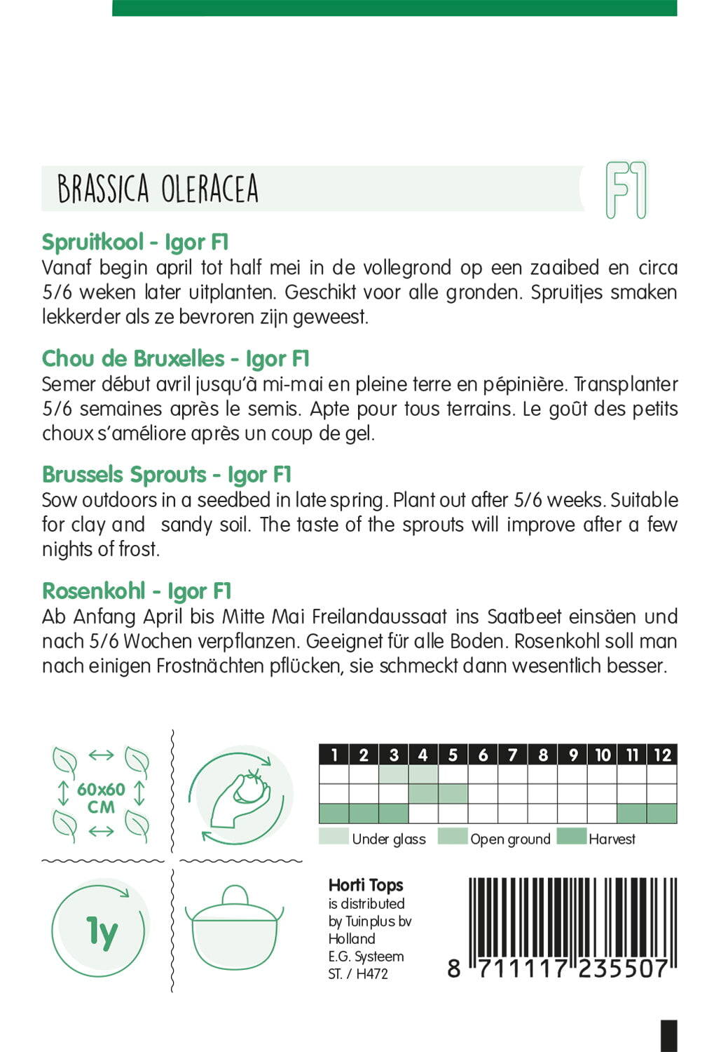 HT Spruitkool Topline F1