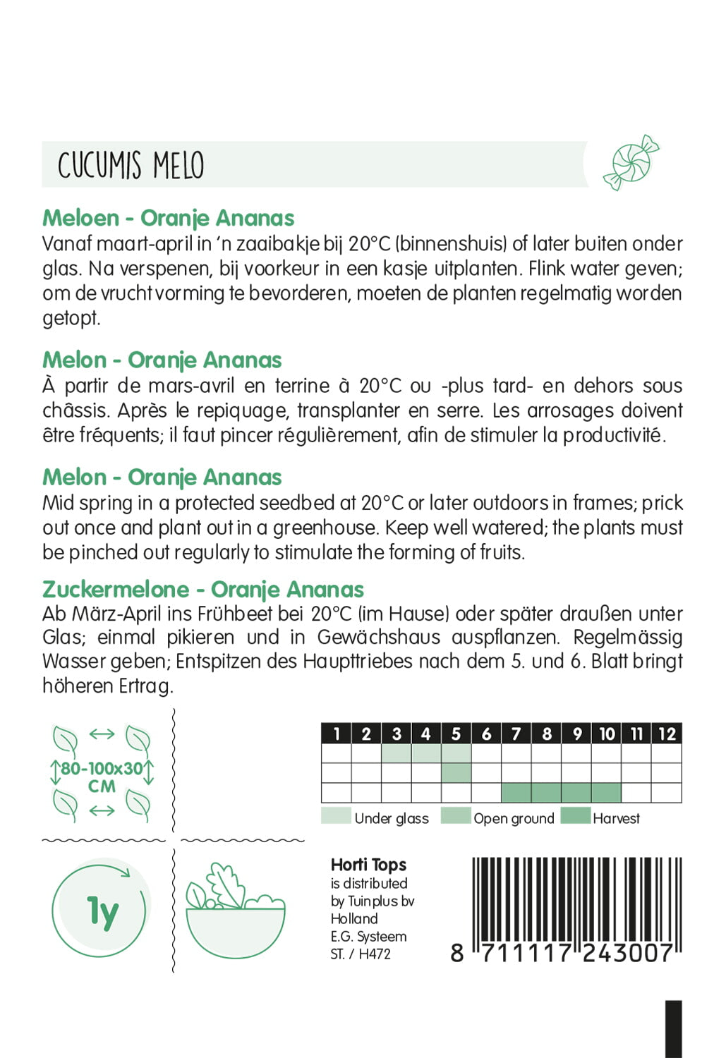 HT Meloenen Oranje Ananas