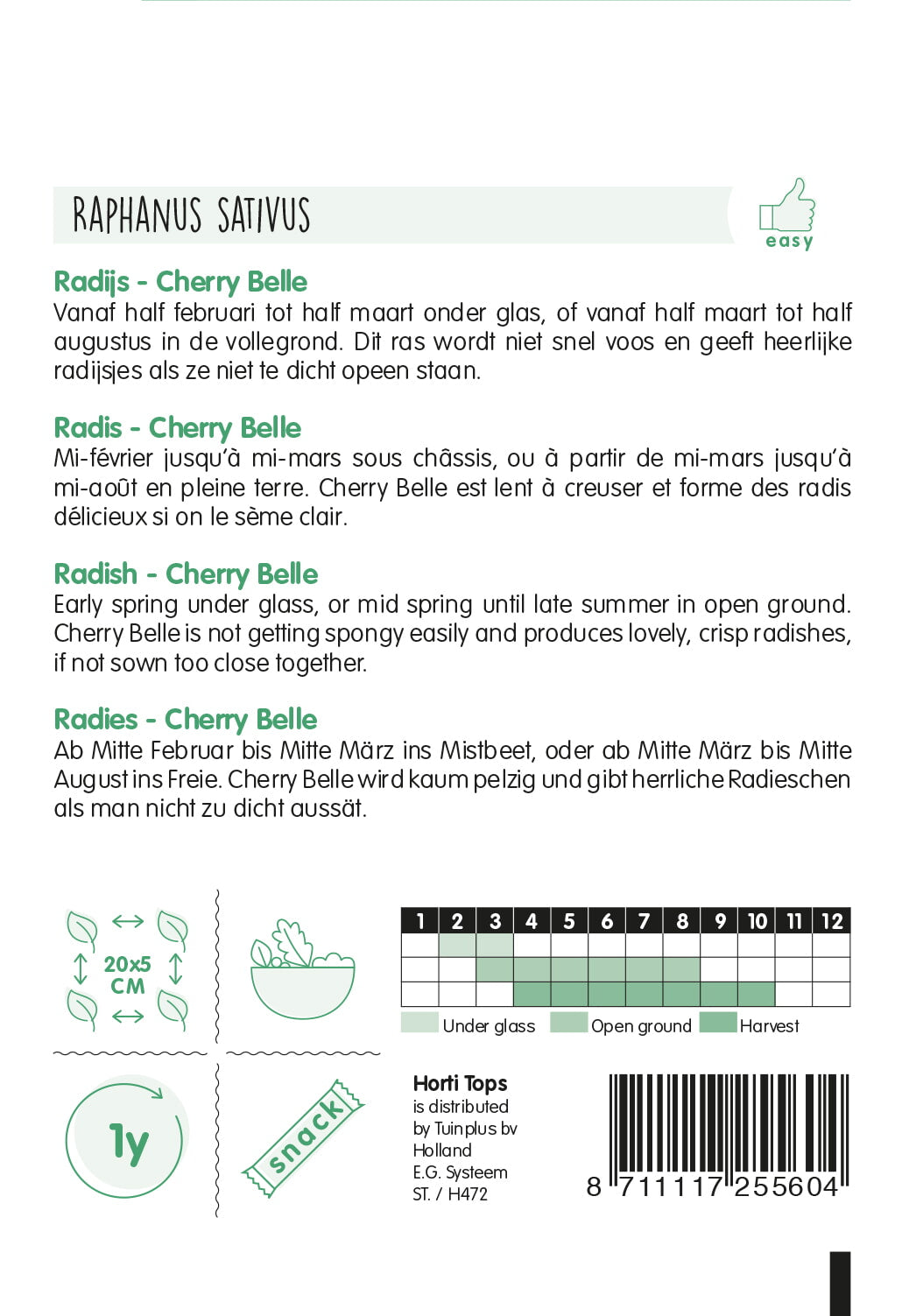 HT Radijs Cherry Belle