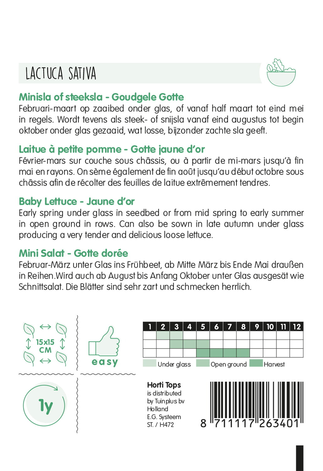 HT Mini Sla Gotte Jaune D'Or (steeksla)