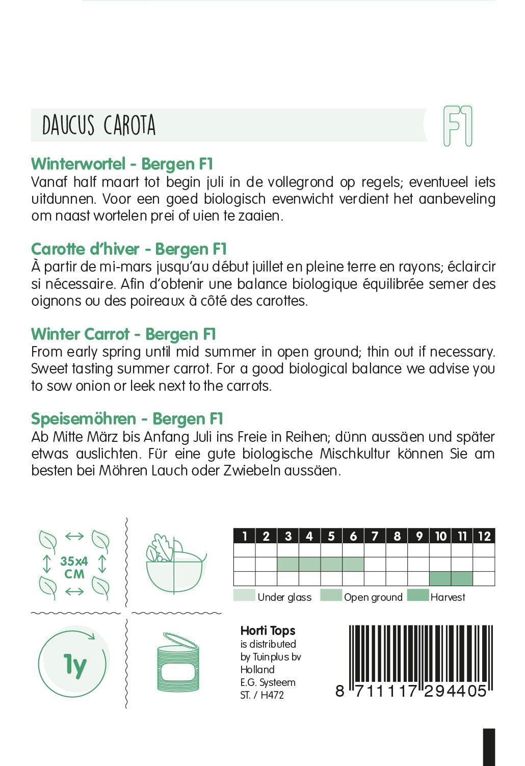 HT Wortelen Bergen F1