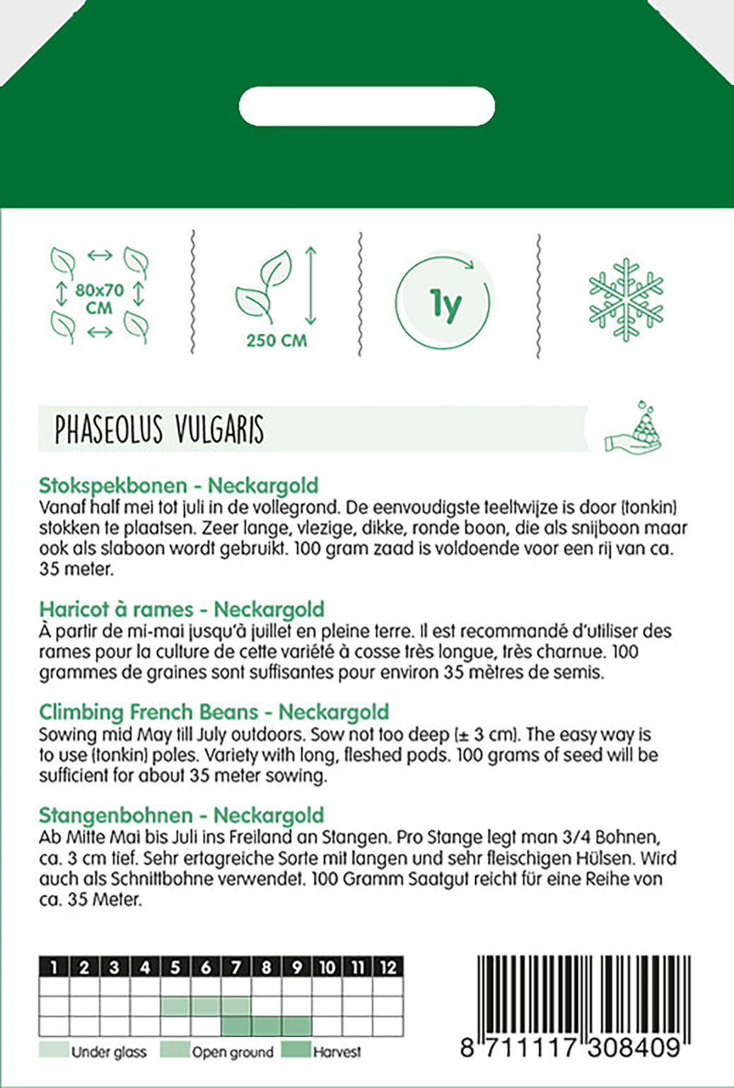 Stokslabonen Neckargold, 100g