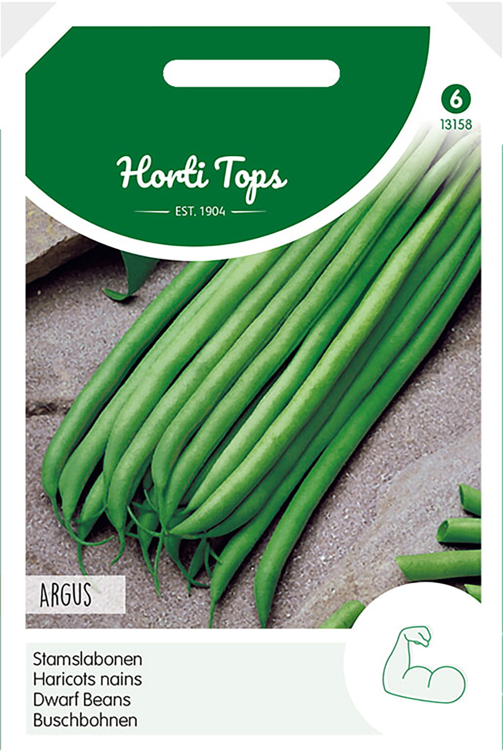 Stamslabonen Haricot Vert Argus, 50g