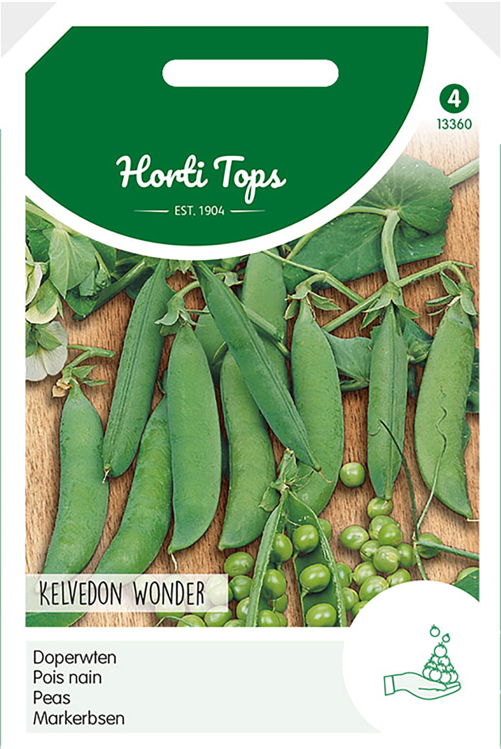 Doperwten Kelvedon Wonder, 100g