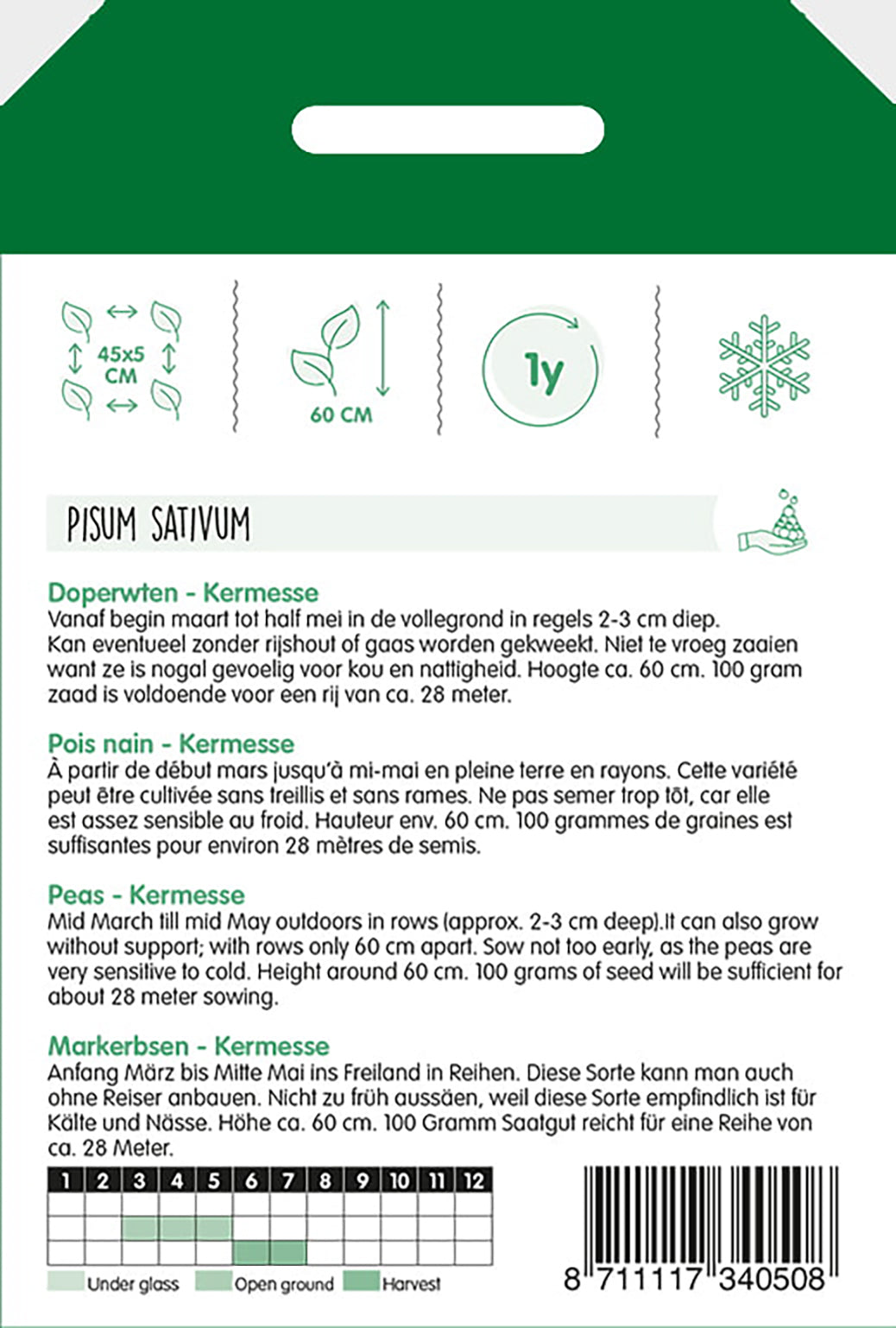 Doperwten Charmette , Allervr. Fijnz., 100g