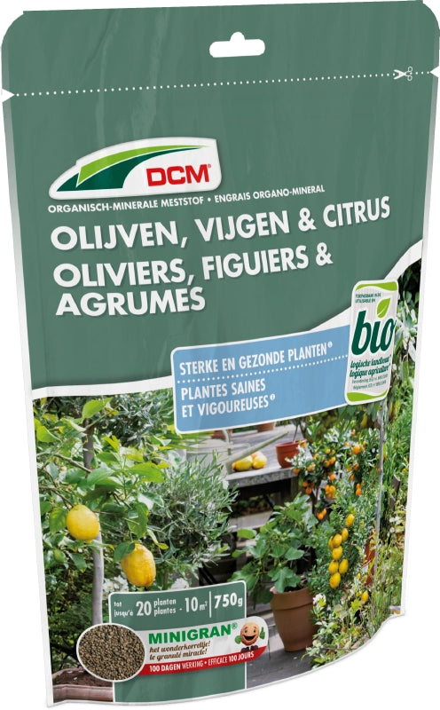 DCM Meststof Olijven, Vijgen & Citrus 0,75 kg 10m2