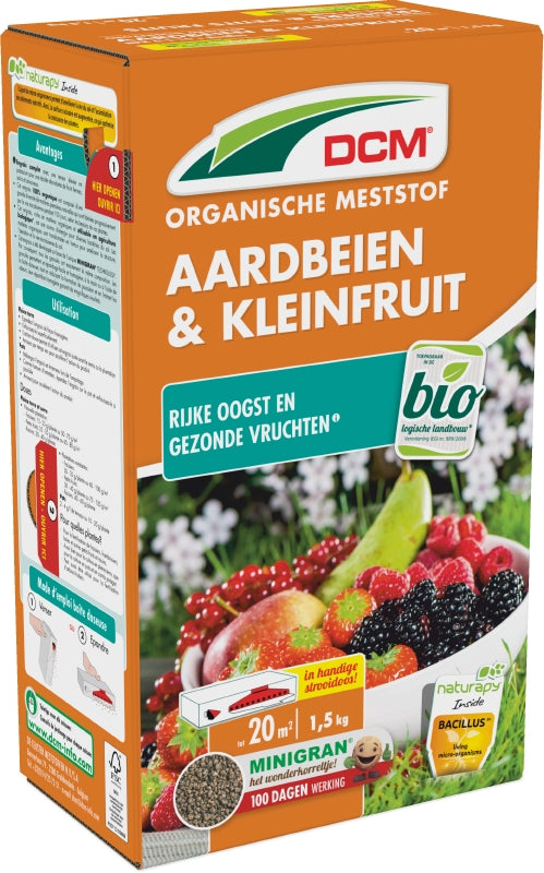 DCM Meststof Aardbeien & Kleinfruit 1,5 kg 20m2