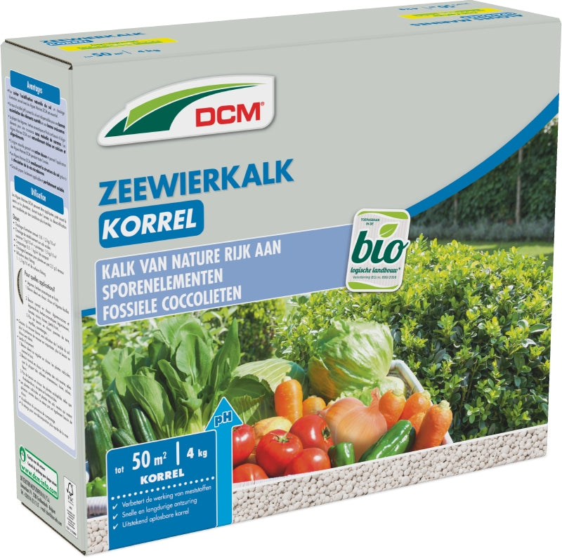 DCM Zeewierkalk Korrel 4 kg 50m2