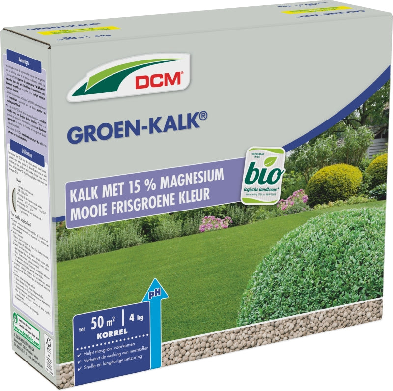 DCM Groen-Kalk® 4 kg 50m2