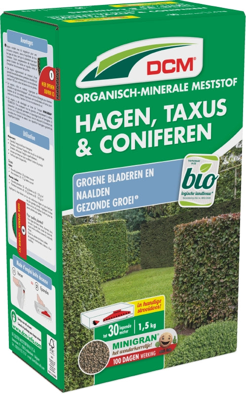 DCM Meststof Hagen, Taxus & Coniferen 1,5 kg 30m