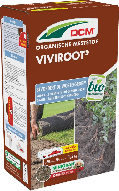 DCM Meststof Viviroot® 1,5 kg 60 planten