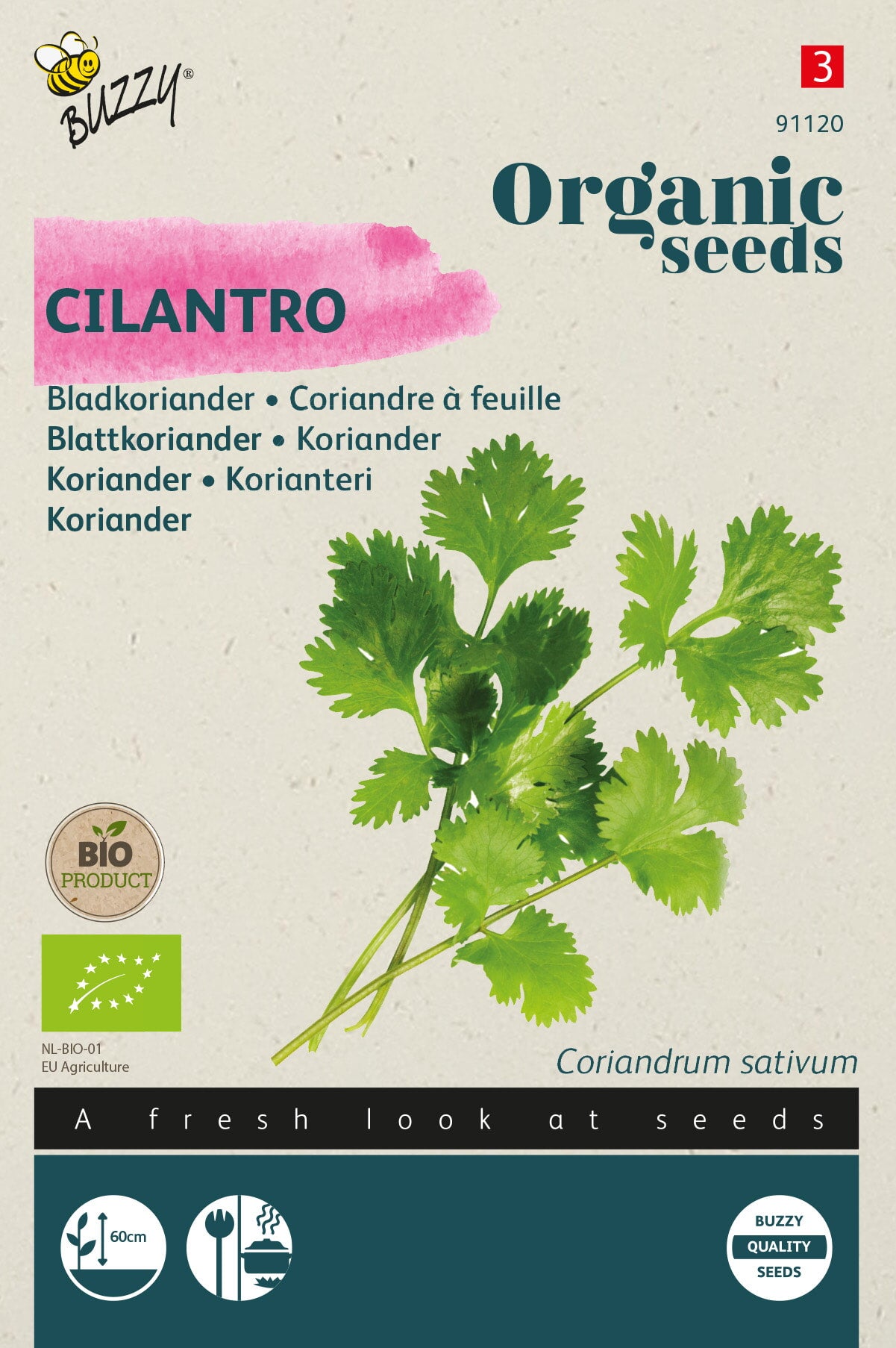 Buzzy® Organic Koriander (bladkoriander) (BIO)